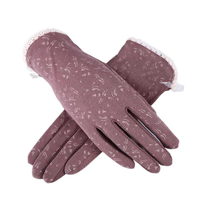 Новинка женские кружевные перчатки для защиты от солнца осенне весенние