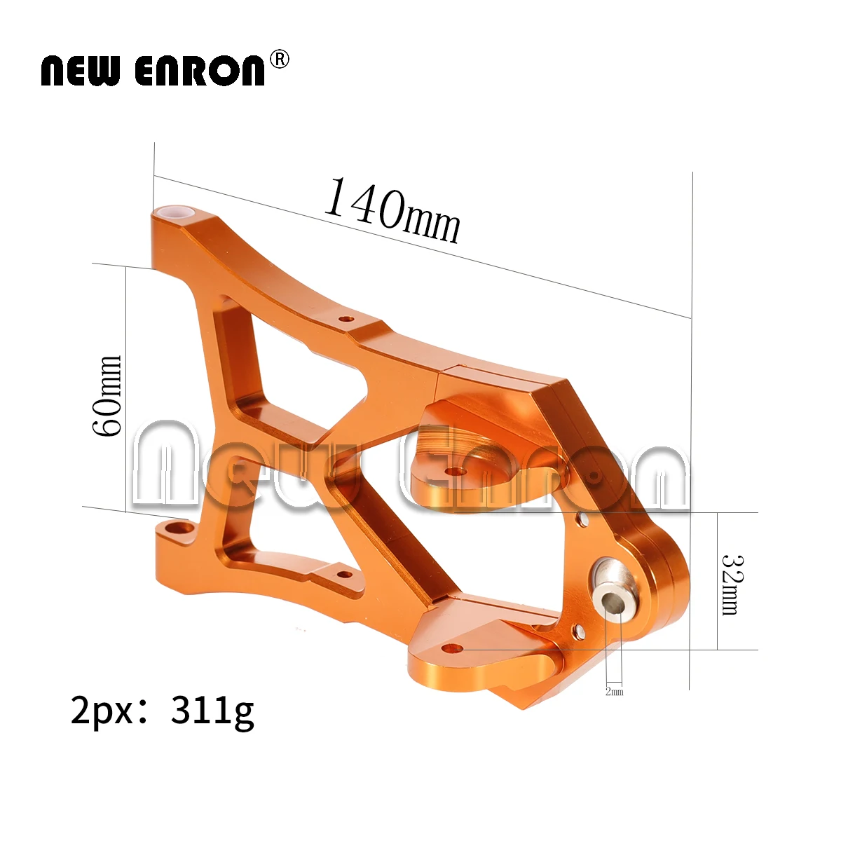 Новинка ENRON #85400 2 шт. алюминиевый передний нижний рычаг подвески (L/R) для RC 1/5 HPI 5B 5T 0