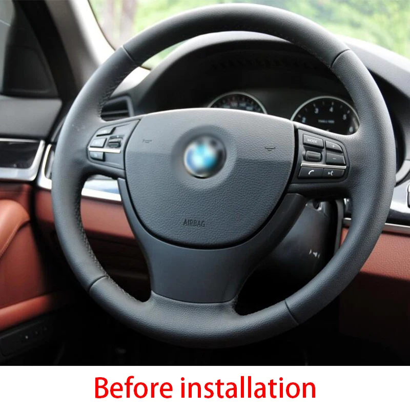 Матовая хромированная рамка на руль для BMW 5 Series F10 520 525 2011 2015 ABS аксессуары