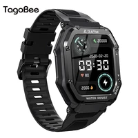 3atm waterproof smart watch 1 7 inch sport tracker wristband men outdoor smartwatch for android ios c16