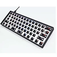 gk61x usb c rgb backlight hotswap custom diy wired kit for 60 mechanical keyboard wide compatibility