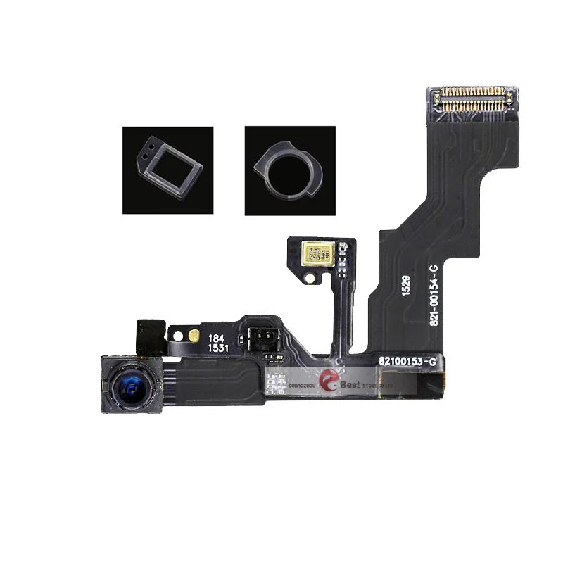 Высокое качество фронтальная камера кольцо держатель для iPhone 5 5S 5C 6S 6 Plus фронтальная камера объектив правый датчик приближения гибкий кабель