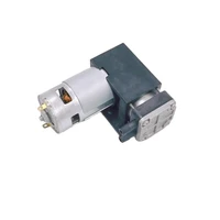 90kpa vacuum 25lm flow 500kpa pressure new products dc electric piston mini oilless 12v mini compressor