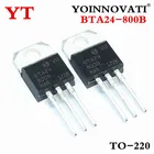 100PCS BTA24-800B TO-220 IC