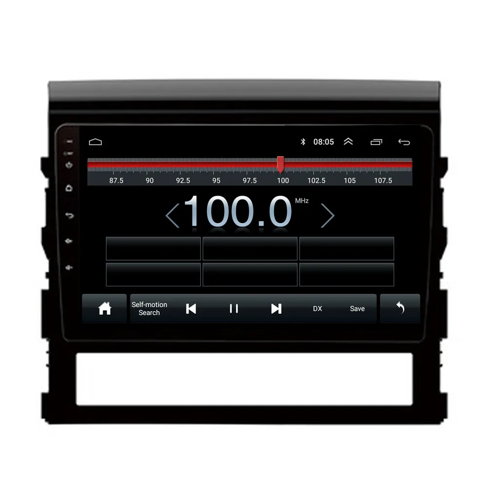 R-Way Android автомобильный Dvd Gps мультимедийный плеер для Toyota Land Cruiser 2015 2016 2017 2018 2G + 32G 9