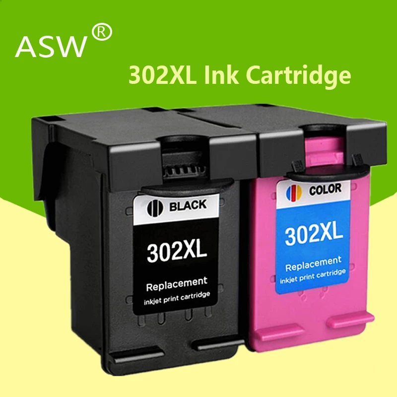 

ASW 302XL remanufactured Cartridge Replacement for HP 302 HP302 XL Ink Cartridge for Deskjet 1110 1111 1112 2130 2131 printer