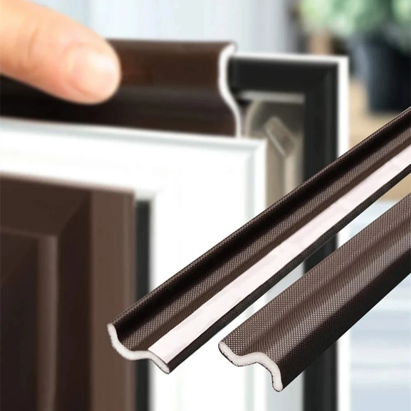 

4M-48M New Sliding Door Window Sealing Strip Self Adhesive Wearable Weather Stripping for Windows Gap Acoustic Foam seal tape