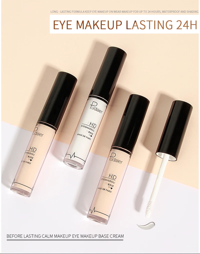 Основа под тени для век Pudaier основа крем стойкая Жидкая теней | Красота и здоровье