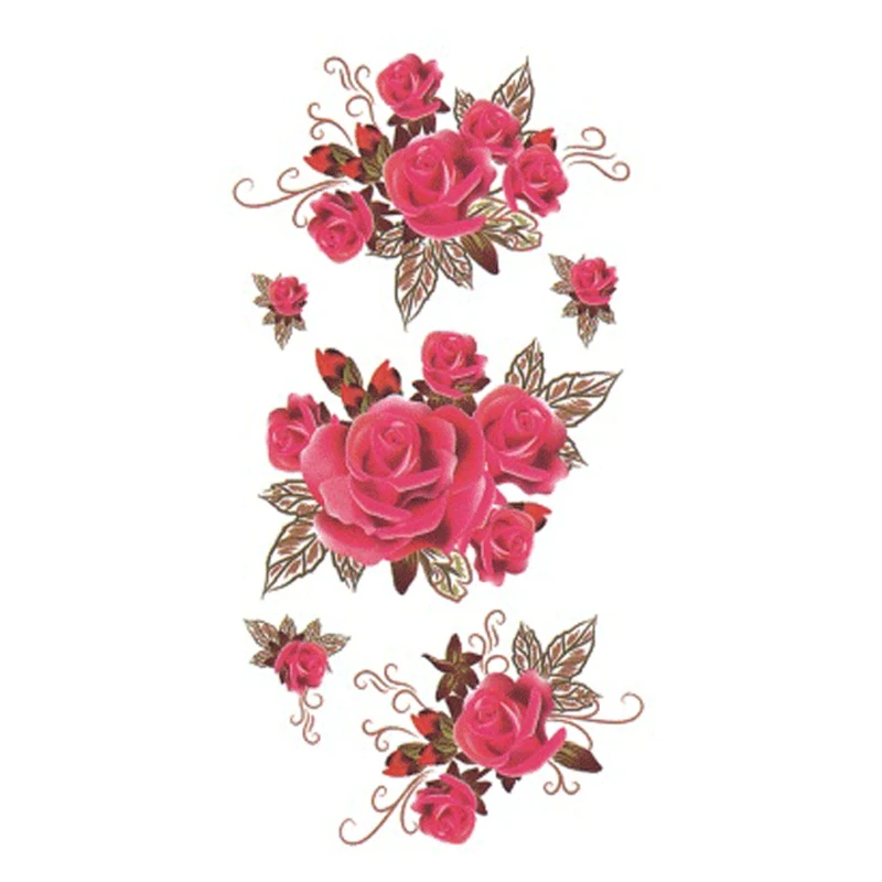 Wyuen 2017 новые горячие водонепроницаемые временные татуировки наклейки для