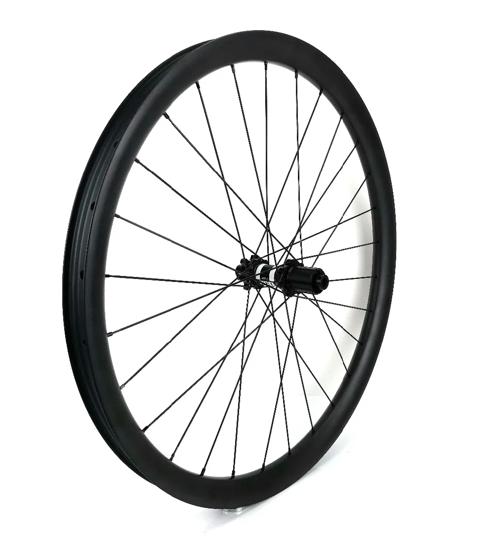 Billig Freies Verschiffen 27,5 Er Tubeless Mountainbike Carbon Räder 40mm Breite 30mm Tiefe MTB DH Carbon Laufradsatz Mit UD Matte Finish