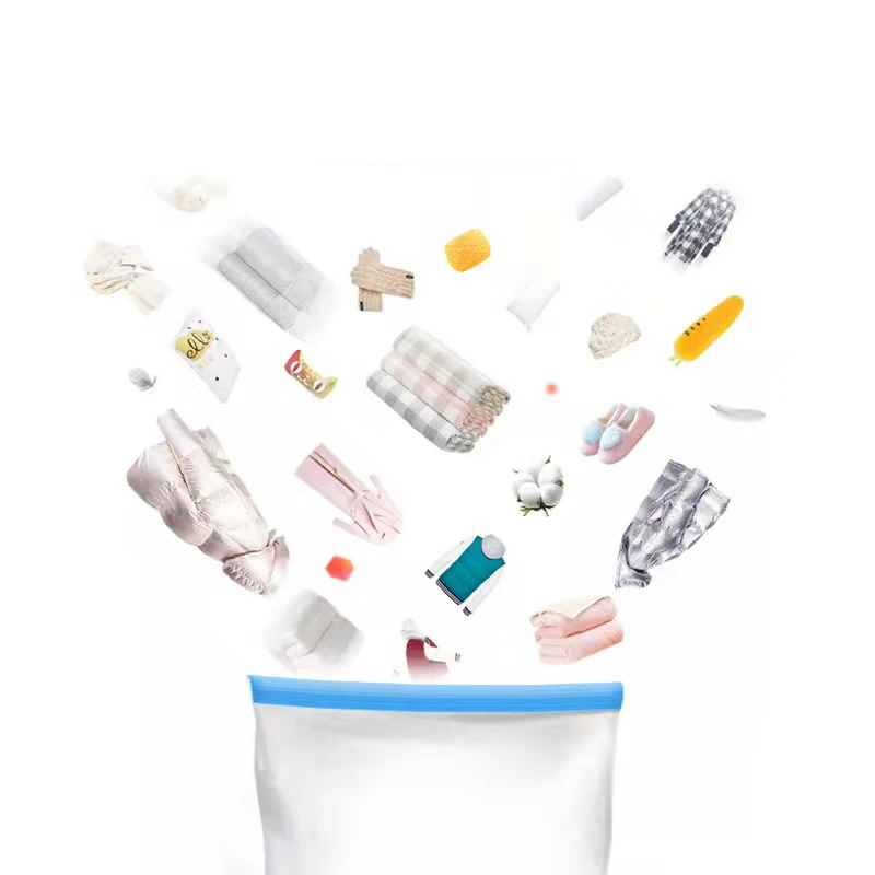 Прозрачный вакуумный компрессионный мешок для откачки уличный дорожный