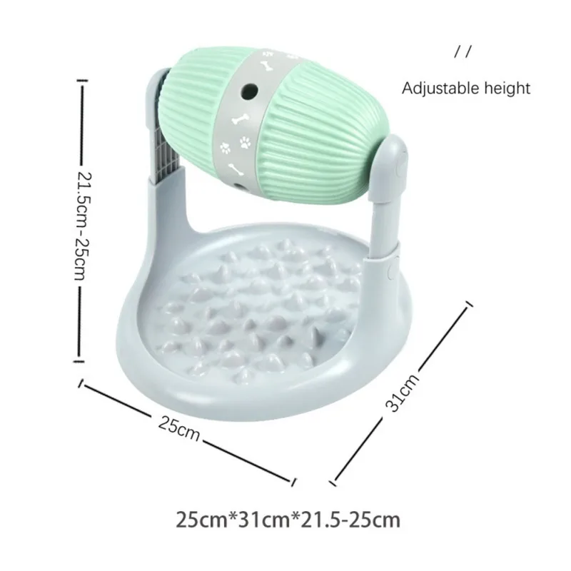 

Pet Dog Feeding Food Bowls Pet Roller Type Leaky Slow Food Bowl Prevent Obesity Pet Dogs Supplies Dog Automatic FeedersG #7