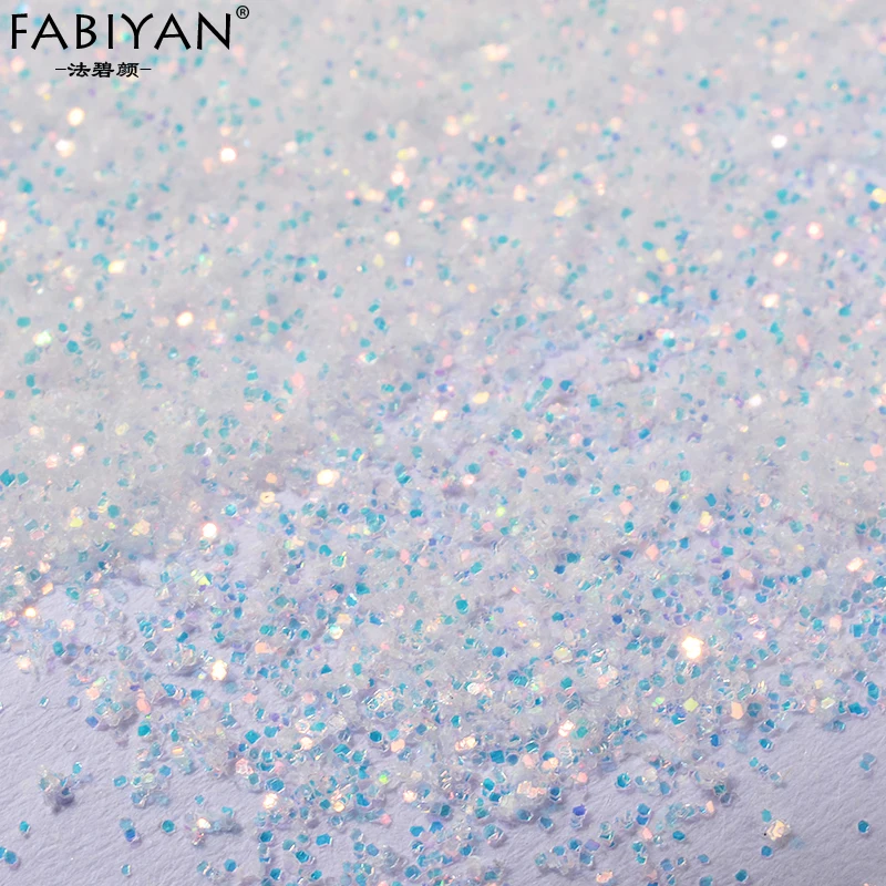 

6pcs/set Holographic Sequins Nail Art Glitter Powder Aurora White Mermaid Dust Colorful Decoration DIY Design Gel UV Manicure