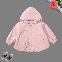 infant windbreakers spring autumn coat for baby kids hooded toddler clothes fashion children outerwear for 18m 8 years 2021