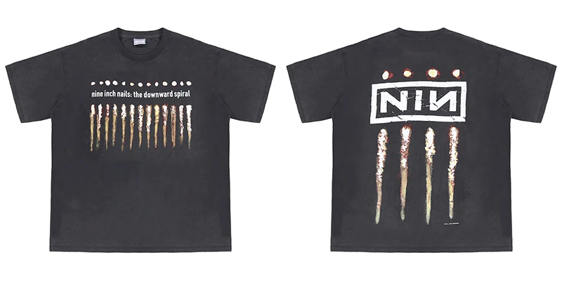 

Chillwave Vintage Washed Hi-Fashion T-shirt Rock Tee