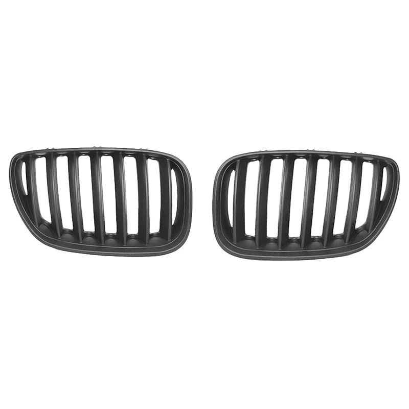 Grille Bumper Grills Matte Black Grill Front Replacement Kidney for BMW E53 X5 LCI 04-06 | Автомобили и мотоциклы