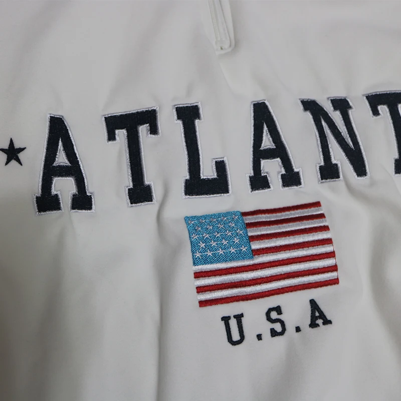 

2020 Autumn New Zipper Turtleneck Letter Print USA Vintage Sweatshirts Loose Fashion Women Girls Pullovers Plus Size Warm Cotton