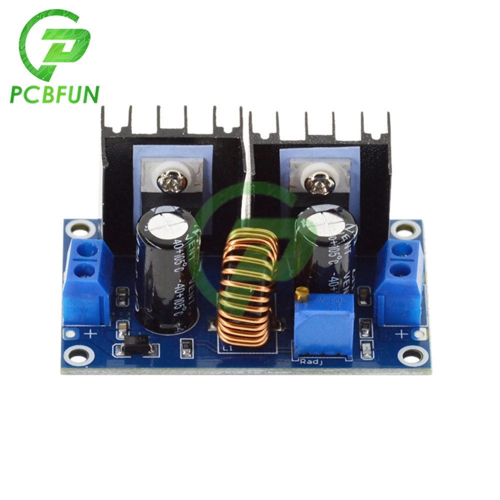 XL4016 PWM Регулируемый понижающий доска Питание модуль DC-DC преобразователь 4V-36V до 1 25