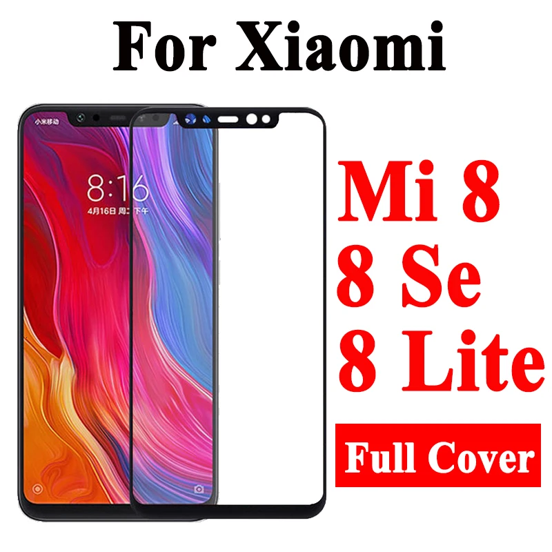 Защитное стекло для xiaomi mi 8 защитная пленка экрана ksiomi mi8 xomi se lite light 8lite закаленная