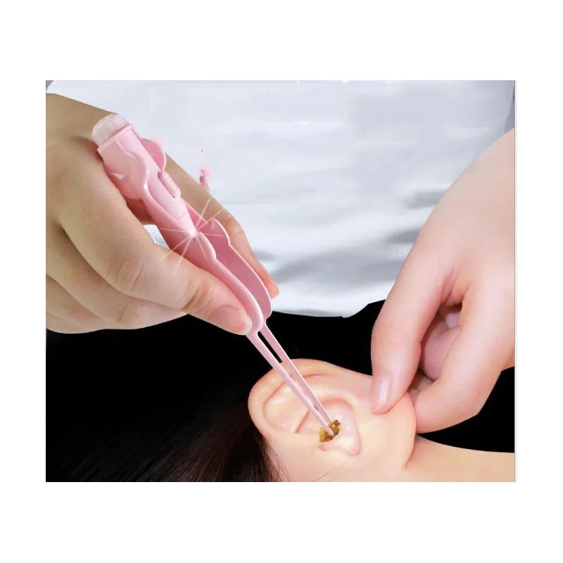 Светодиодный детский пинцеты для чистки светильник Ушная ложка кости копание