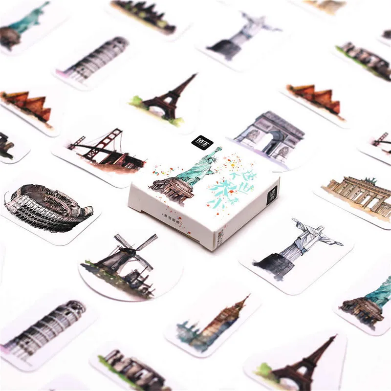 40 шт. наклейки для ноутбука чемодана гитары холодильника|Наклейки творчества| |