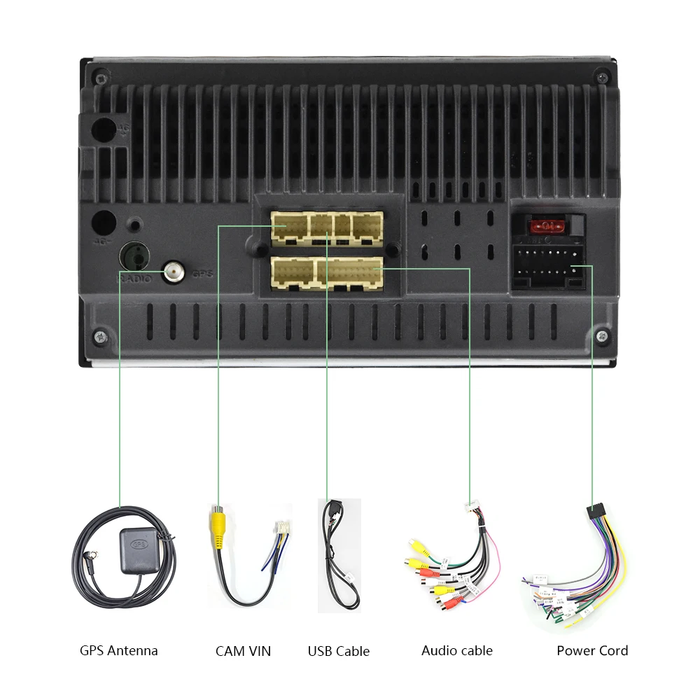 Podofo Android автомобильный мультимедийный MP5 проигрыватель 2 Din радиоприемник FM 7