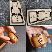 diy leather craft earphone bag case die cutting knife mould hand tool metal hollowed puncher