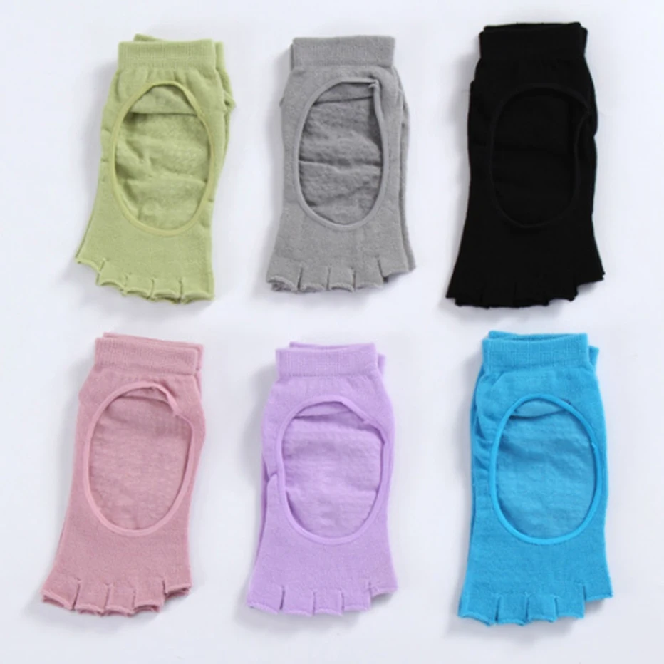 1 пара носки для йоги нескользящие женские тренажерный зал Фитнес спортивные