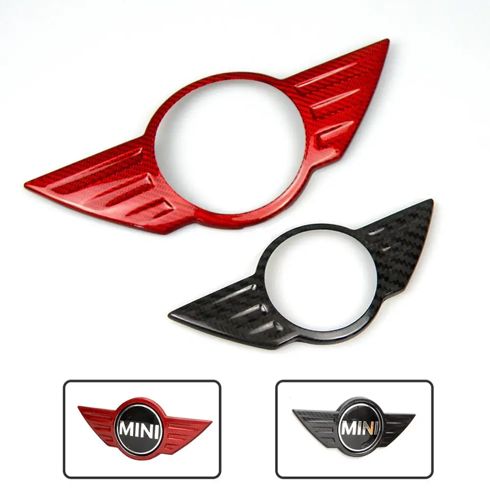 

Real Carbon Fiber Badge Logo Emblem Decal Cover Sticker For Mini Cooper R55 R56 R57 R58 R59 R60 R61 F54 F55 F56 F57 F60