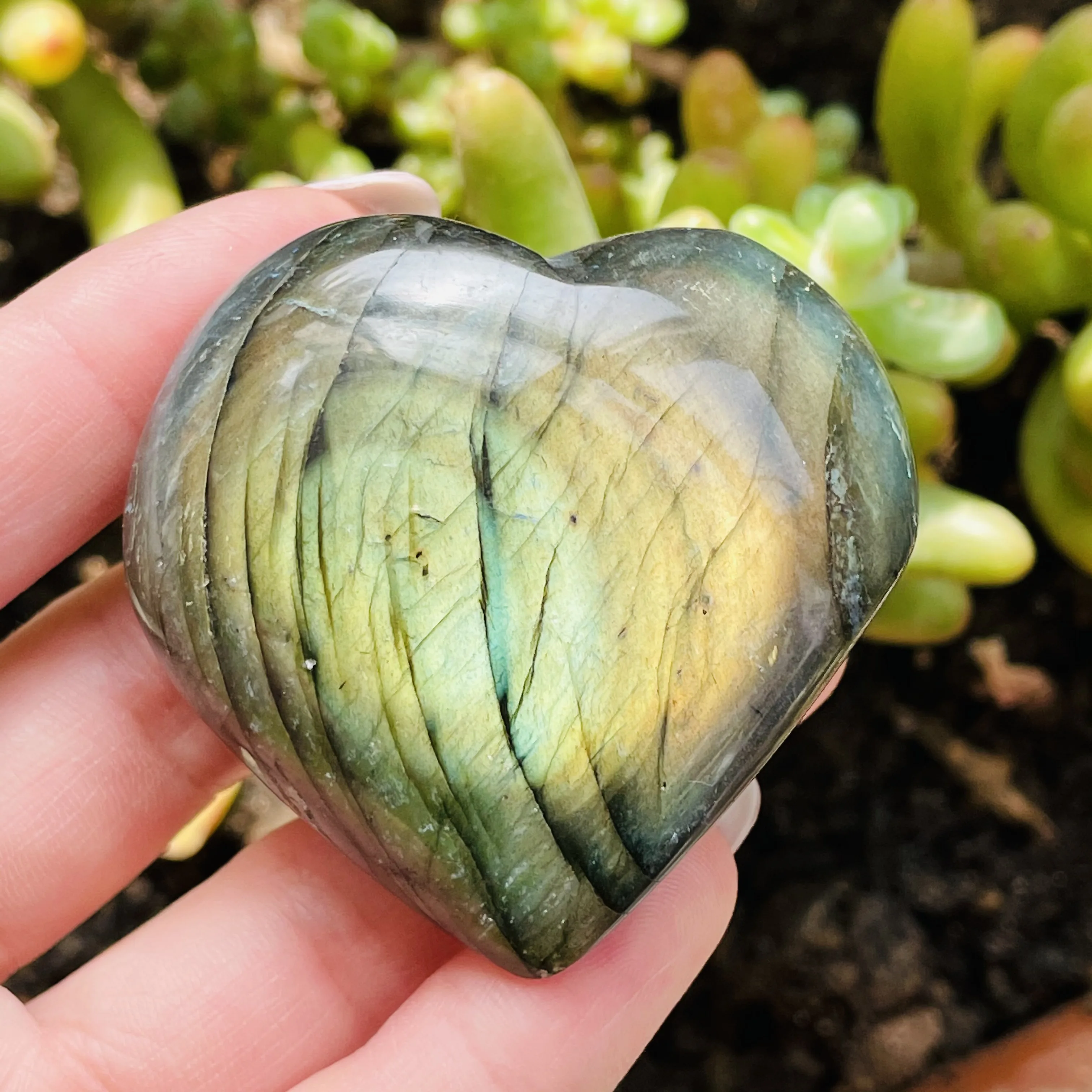 Натуральный лабрадор кристалл в форме сердца массаж кварцевый минерал