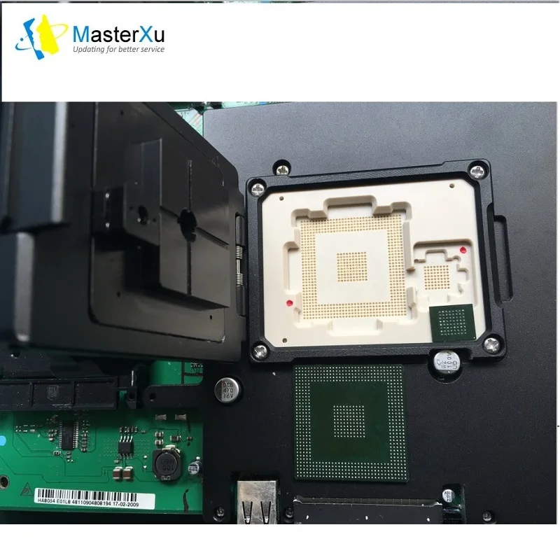 

STI STi7222 Sti 7222 CPU+BGA64 BGA63 Flash Test Socket JTAG Source Code Development Toolset FT2232C MAG250 IPTV STB Router