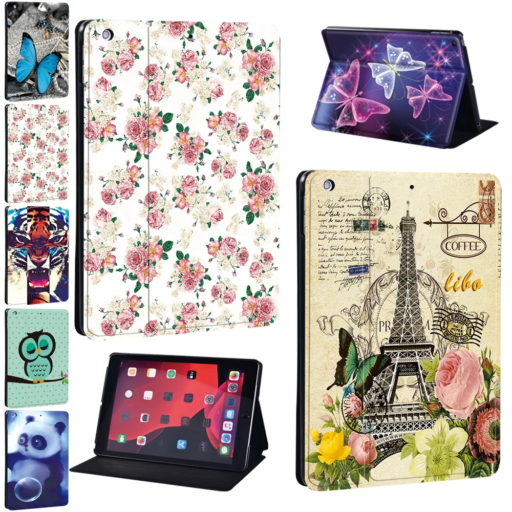 

Tablet Stand Cover Case for Apple IPad 5 /6 /7 /8th /Mini 1 /2 /3 /4 /5 /Ipad 2 /3 /4 PU Leather Old Image Print Series Pattern