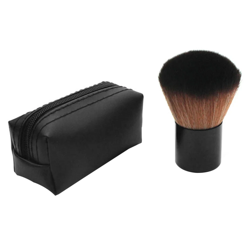 Черные Портативные кисти для макияжа мягкие румян основы косметические