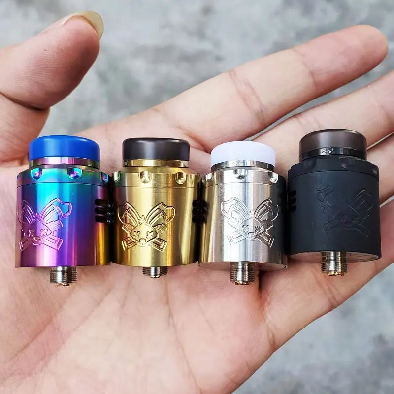 

Dead rabbit 3 rda vape atomizer single/dual coil tank Rebuildable airflow intake adjustable 24mm 316ss rda e-cigarette Vaporizer