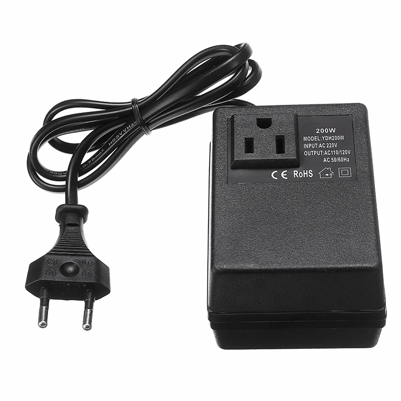 Адаптер питания переменного тока 200 Вт 220 В в 110 профессиональный дорожный