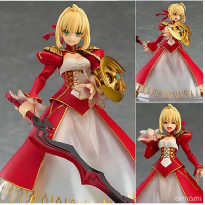 Figma 370 Fate/EXTELLA Нерон Клавдий ПВХ экшн и игрушка фигурки японского аниме