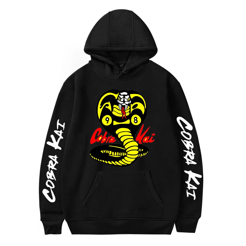 

Autumn Hooded COBRA KAI Hoodies Men Sweatshirts Women Unisex Pullover Harajuku Hip Hop Boys Girls Casual Black Women-Clothes