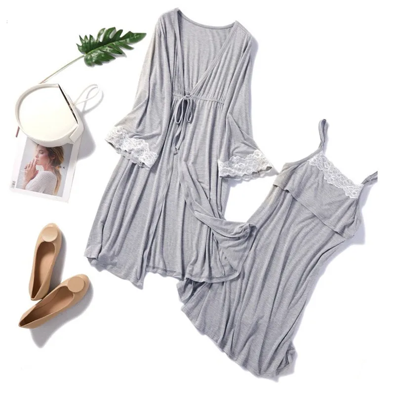 Новинка 2 шт./компл. кружевная Пижама для беременных хлопковая кофта женщин