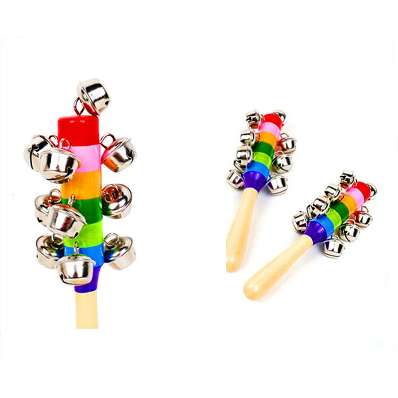 Детская деревянная погремушка Размер 18 см размер 1 шт. | Игрушки и хобби