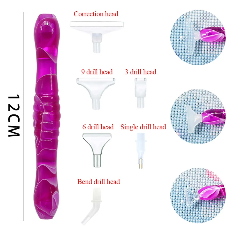 Ручка для алмазной живописи 5D бурильная ручка из смолы инструменты рукоделия