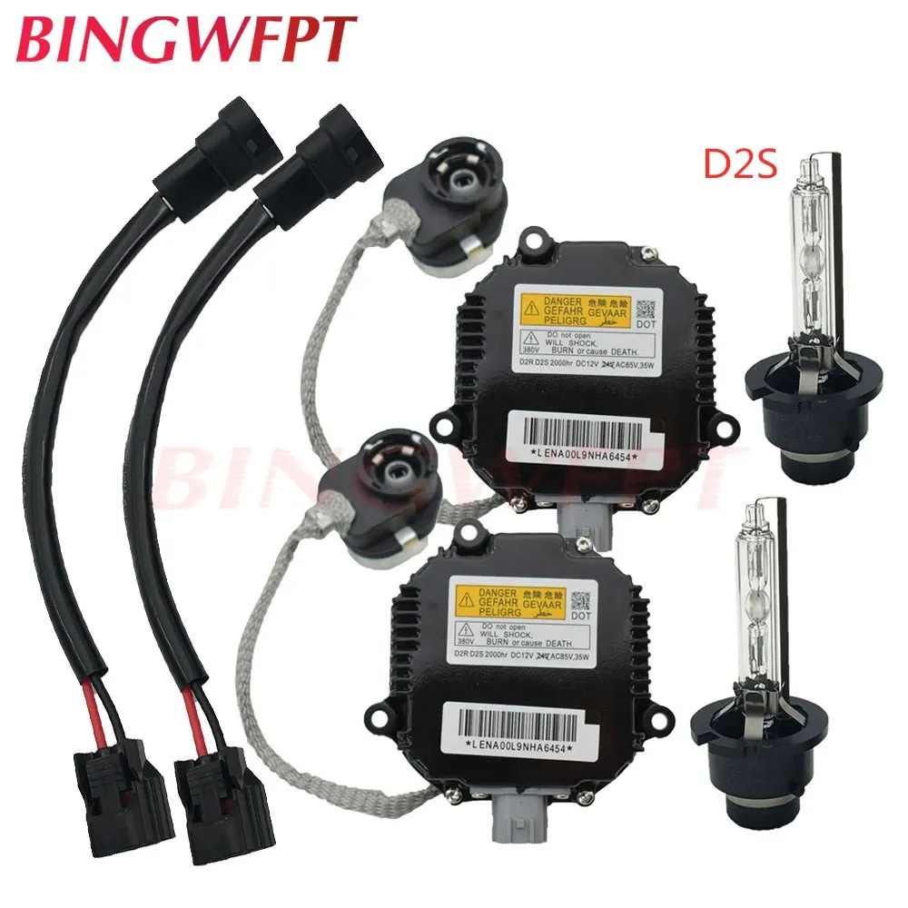 2x для автомобиля D2S D2R 35 Вт HID ксеноновая лампа балластное устройство зажигания