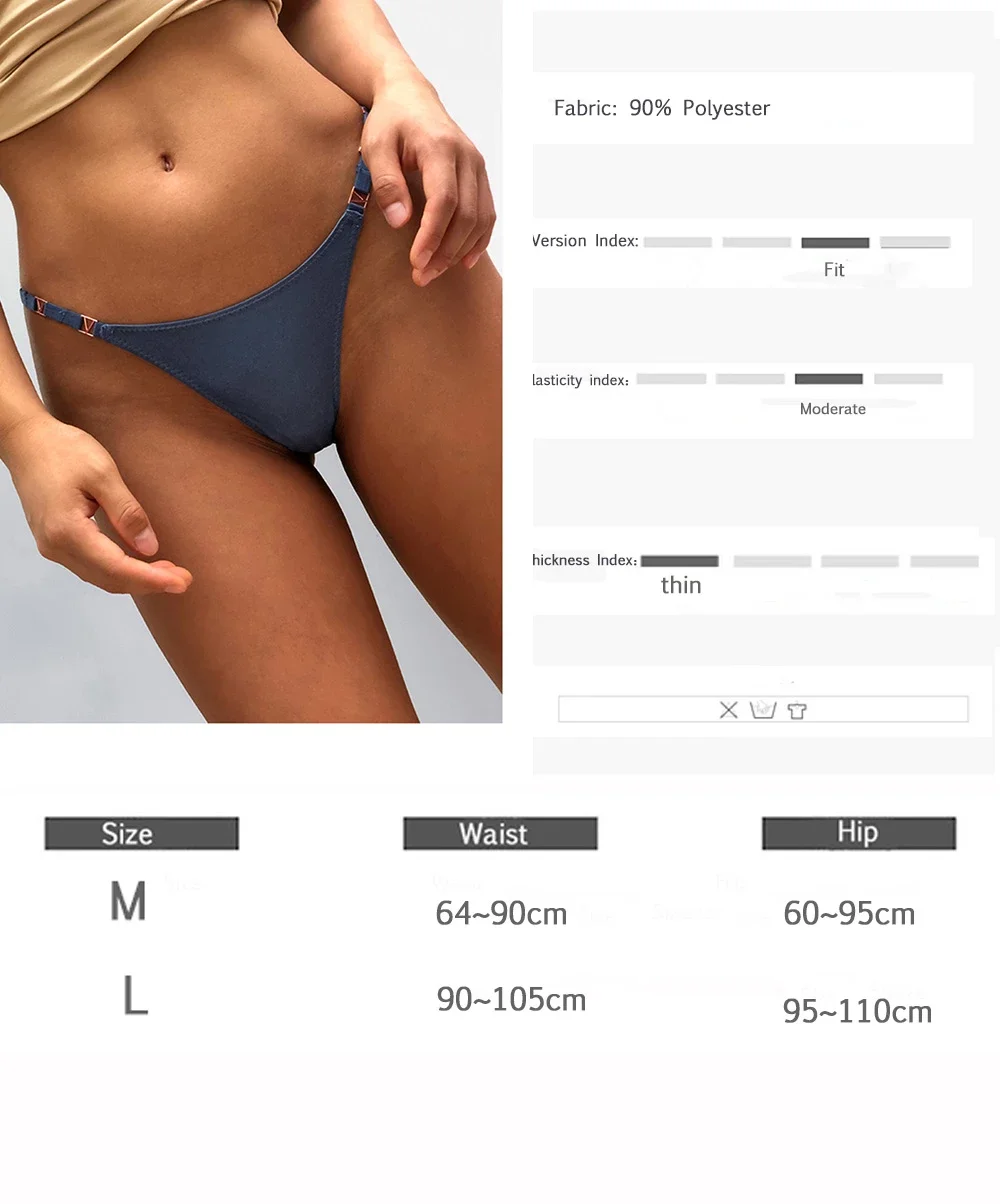 

BZEL Sexy Low Waist Letters Thongs Women Sports Breathable Panties Fashion Simple G-Strings Hot Sale Underwear Comfort Lingeries