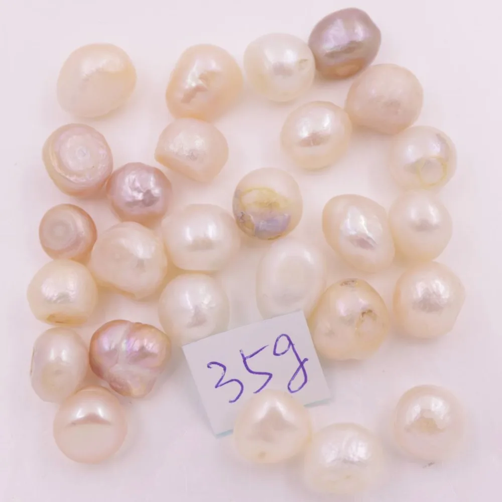 Натуральные белые розовые фиолетовые бусины 35 г в стиле барокко из натурального