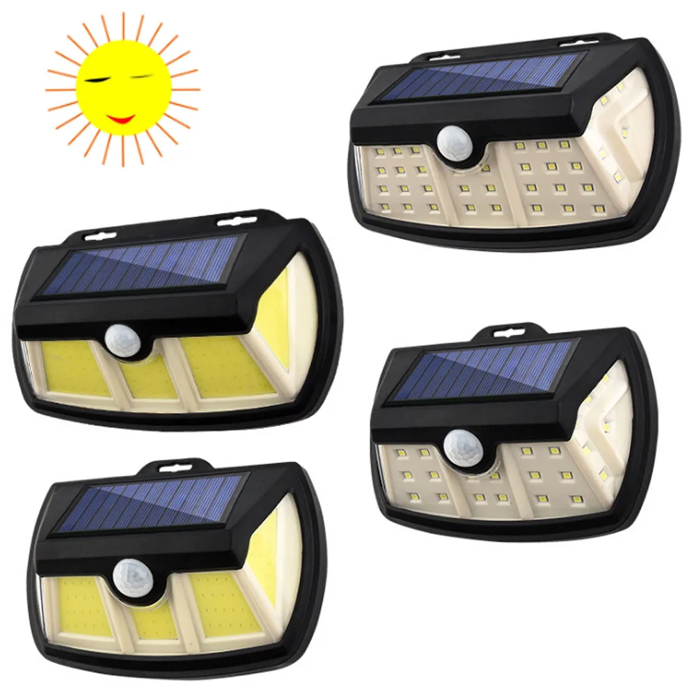 

15W 10W COB LED Solar Garden Light PIR Motion Sensor Outdoor Security Wall Street Lamp 2200mAh Rechargeable Emergency light