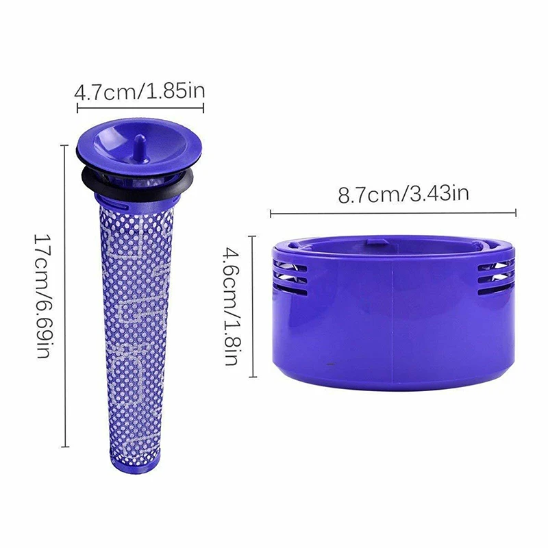 Набор аксессуаров для вакуумных фильтров Dyson V7 V8 сменные детали беспроводная