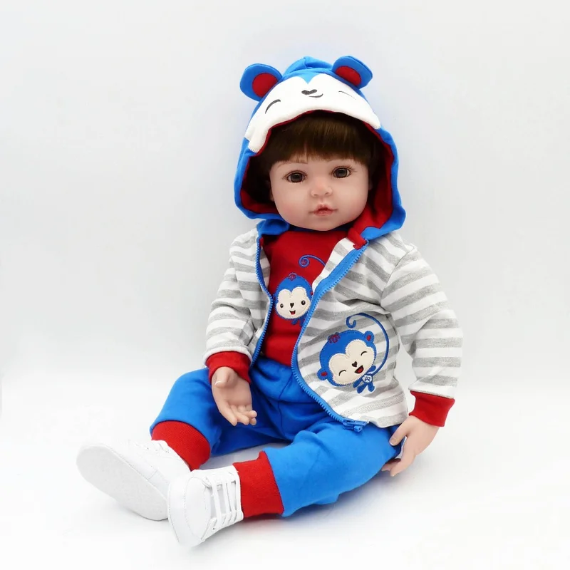 

Realistic Rebirth Doll 19 Inch 48cm Baby Doll Newborn Wholesale Toys Children Christmas Gifts and Birthday Gifts