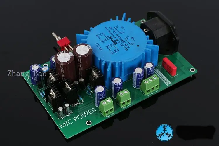 Двойной Напряжение Регулировка регулятора Питание доска для предусилитель DAC