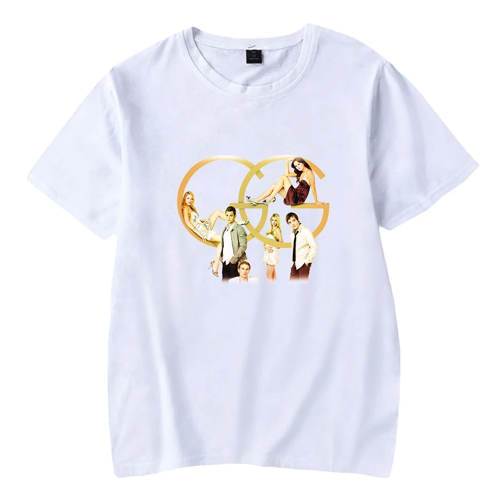 Женская футболка со Сплетницей Повседневная универсальная свободная с принтом в