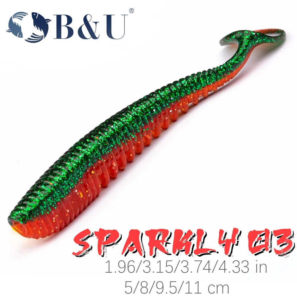 

B&U 5cm 8cm 9.5cm 11cm Soft Fishing Lures Swimbait Catfish Fishing Tackle Wobblers For Pike And Bass Rubber Bait Softbaits