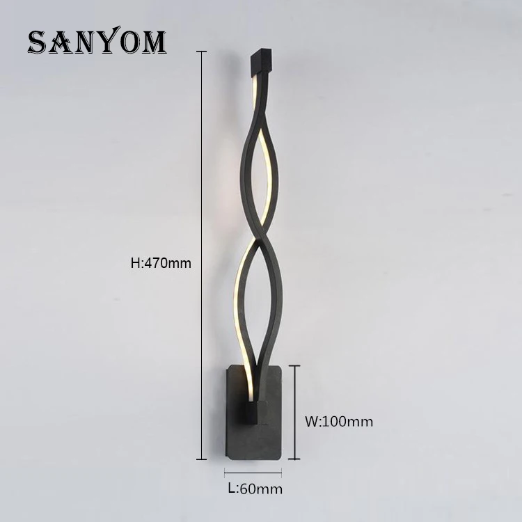 Простой настенный светильник Led 13 Вт 17 для гостиной коридора спальни здания